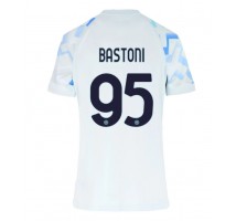 Inter Milan Alessandro Bastoni #95 Koszulka Wyjazdowa damskie 2025-26 Krótki Rękaw